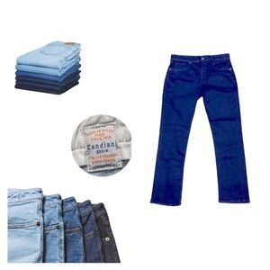 HALL MADDEN ITALIAN CANDIANI DENIM Men’s 32 comfy classic stretchy travel